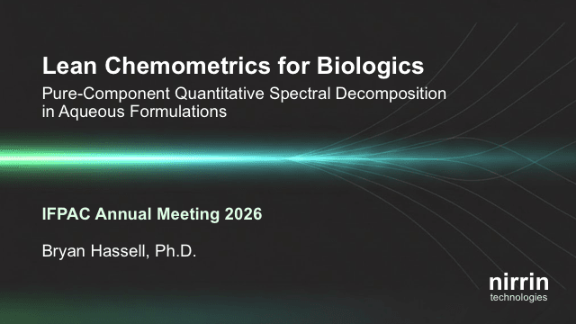 IFPAC 2026 — Lean chemometrics — document preview